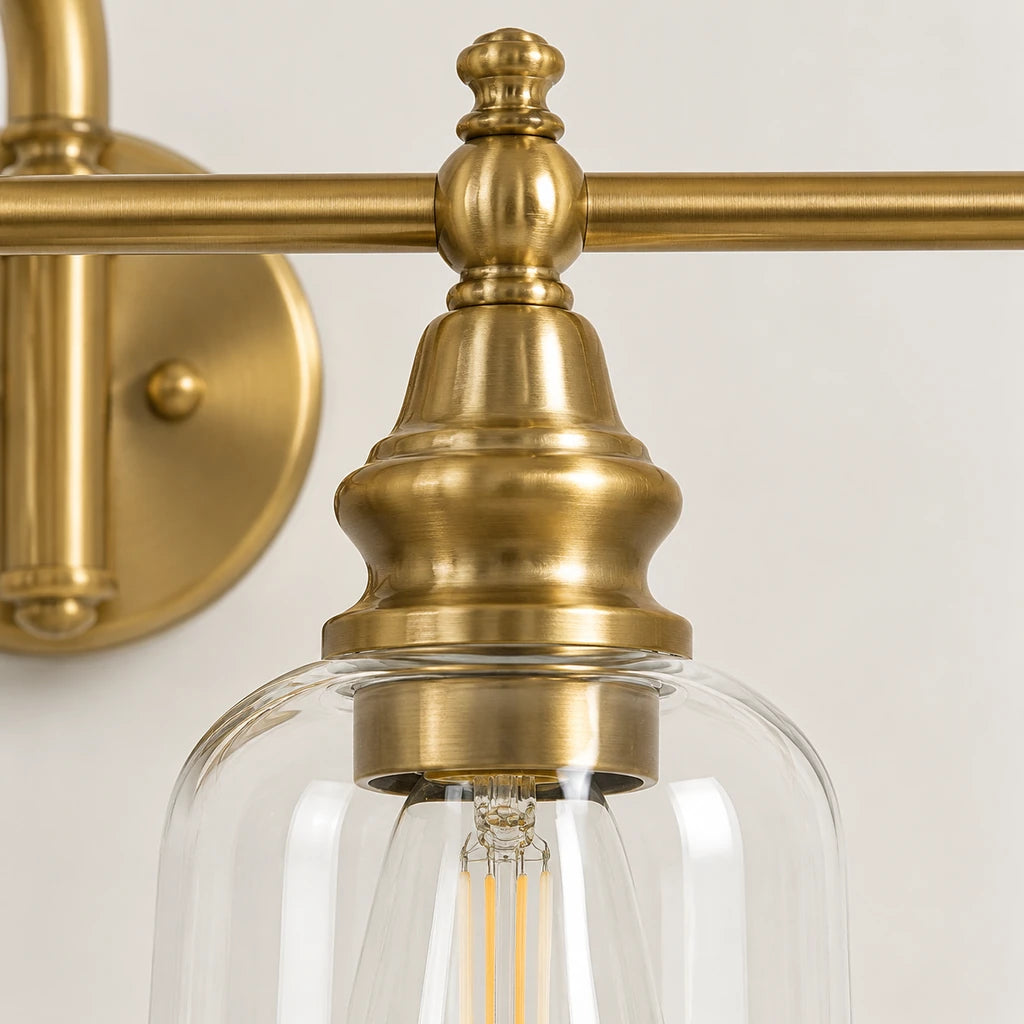 Aurelia ornamental brass socket detail