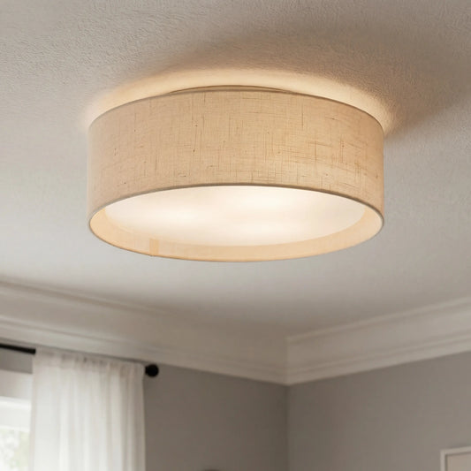 Shelby Modern Slim Shade LED Flush Mount Ceiling Light