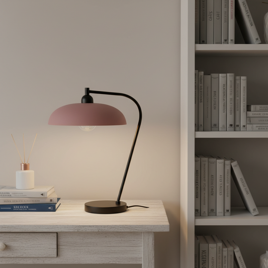 Felix Velvet Metal Vintage Table Lamp