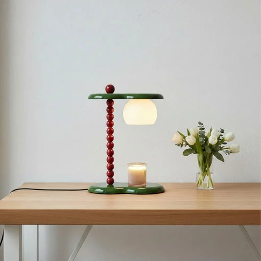 Clarice Vintage Candle Table Lamp