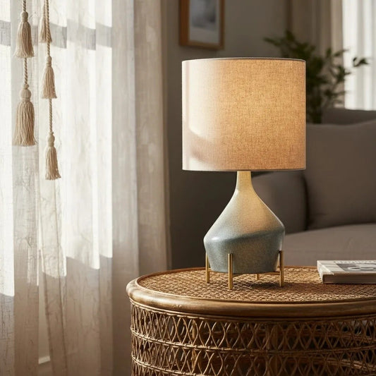 Minimalist Deco Asymmetry Sculptural Table Lamp For Bedroom