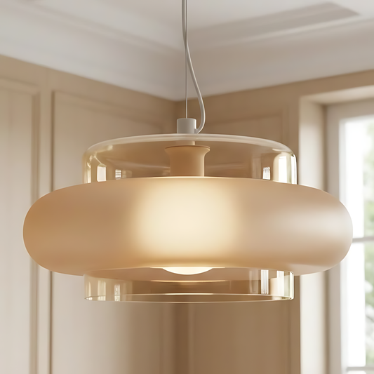 Annika Modern Layered Glass Pendant Light