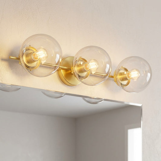 Nina Modern Colorful Globe Glass Wall Sconce