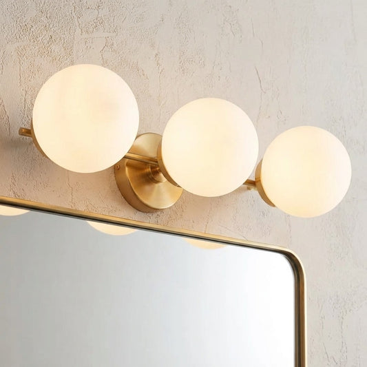 Nina Modern Colorful Globe Glass Wall Sconce