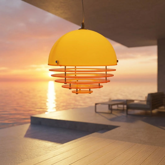 Odin Bauhaus Sunset Glass Pendant Light