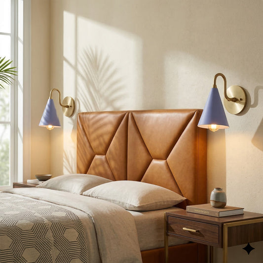 Modern Tapered Cone Shade Vanity Wall Sconce