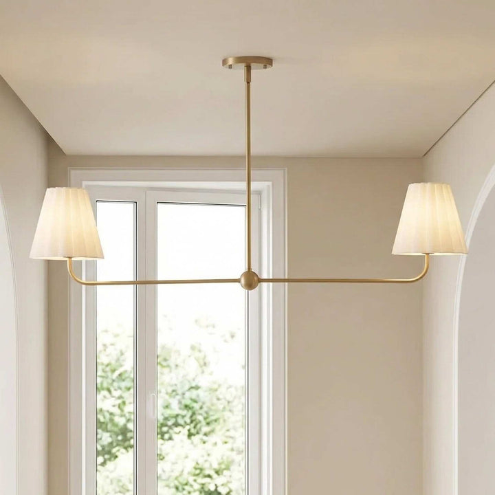 Sebastian Modern Fabric Linear Chandelier