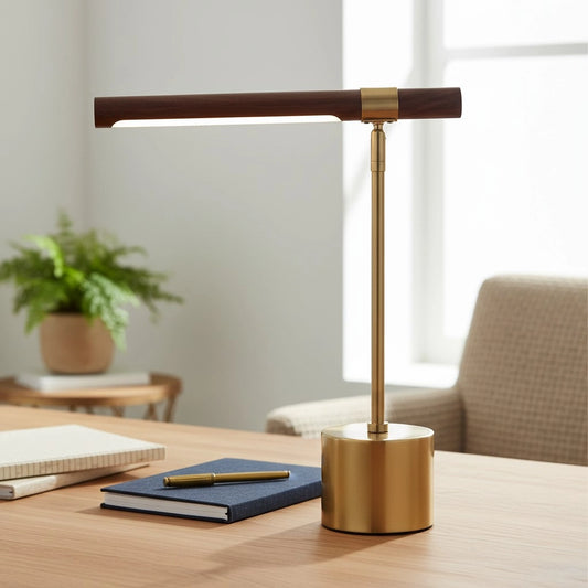 Luna Minimalist L-Shaped LED Table Lamp