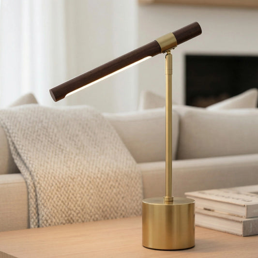 Luna Minimalist L-Shaped LED Table Lamp