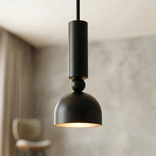Adeolu Modern Cylinder Sphere Dome Metal Pendant Light