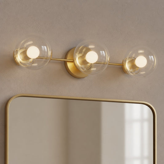 Nina Modern Colorful Globe Glass Wall Sconce