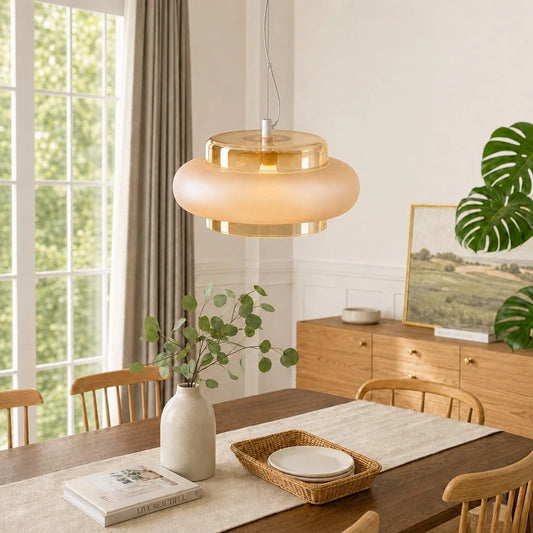 Sylvira Modern Layered Glass Pendant Light