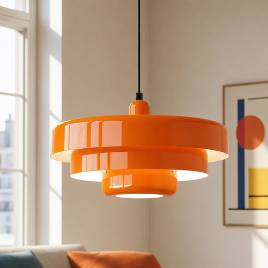 Polar Scandinavian Triple Layer Colorful Pendant Light
