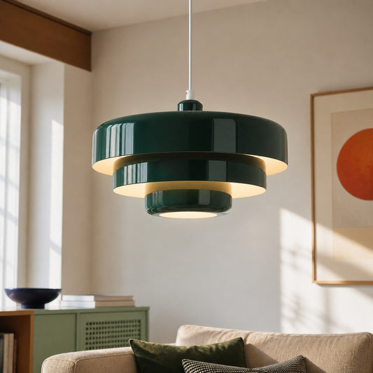 Polar Scandinavian Triple Layer Colorful Pendant Light
