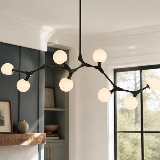 Faye Contemporary Branching Globe Chandelier