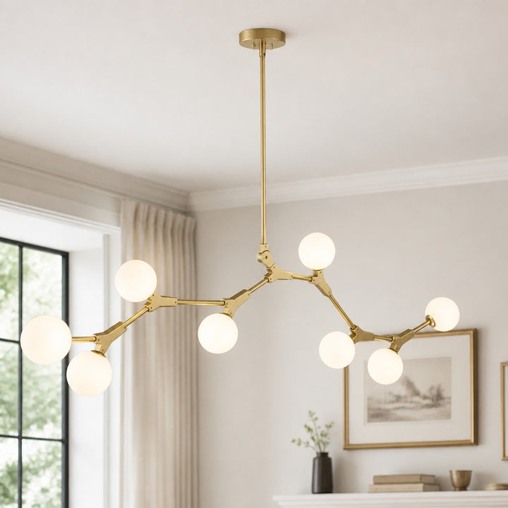 Faye Contemporary Branching Globe Chandelier