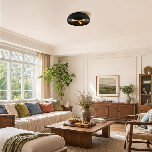 Movenis Modern Ceramic Round Ceiling Light