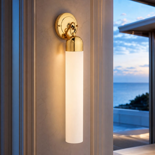 Grott Modern Elegant Cylindric Wall Sconce