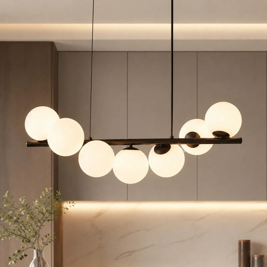 Nyven Nordic Glass Sphere Chandelier