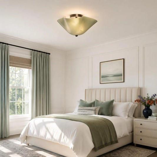 Modern Wave Glass Ceiling Light