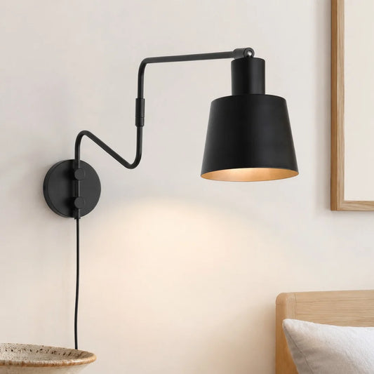 Torsten Minimalist Swing Arm Wall Light