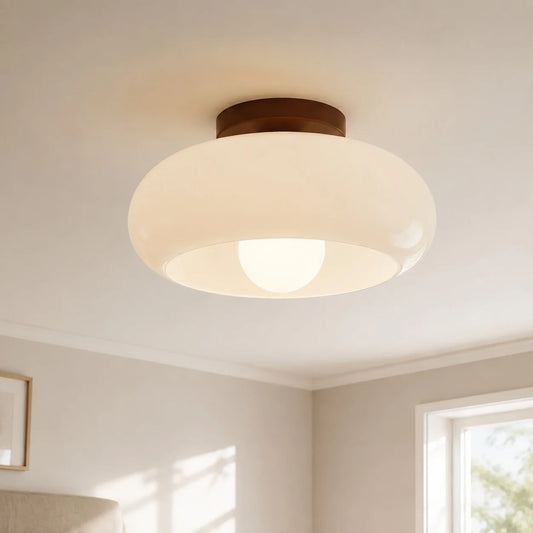 Violetta French Bauhaus Glass Ceiling Lamp