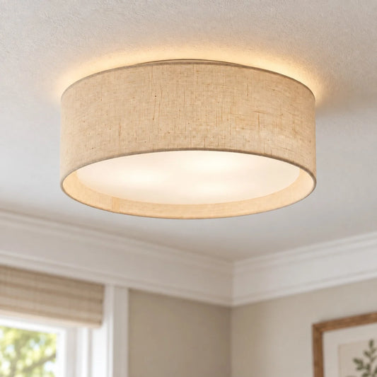 Shelby Modern Slim Shade LED Flush Mount Ceiling Light