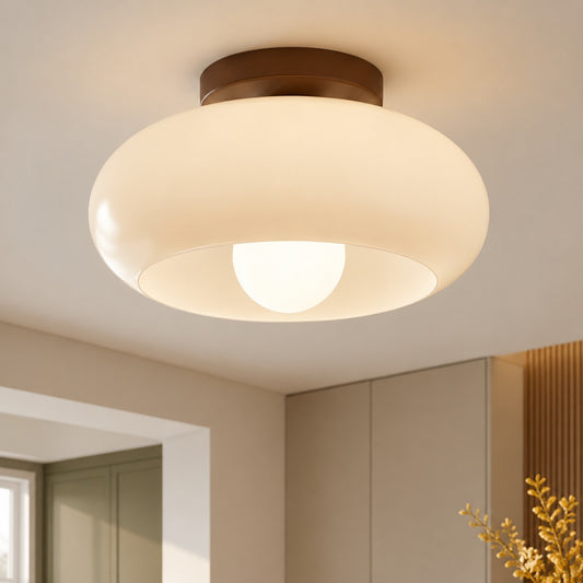 Violetta French Bauhaus Glass Ceiling Lamp