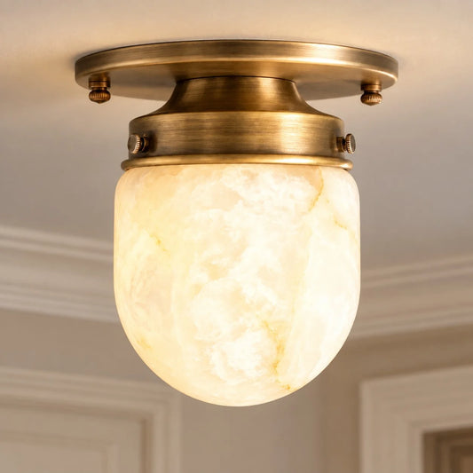 Meridian Modern Opal Glass Globe Ceiling Light