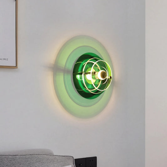 Colorful Layered Acrylic Glass Wall Light
