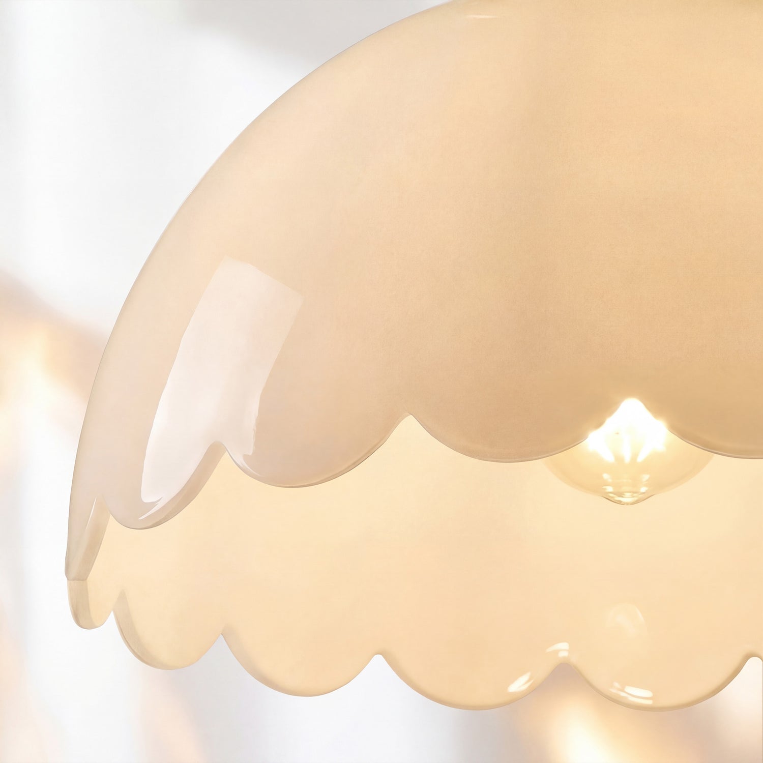 Milk Glass Light