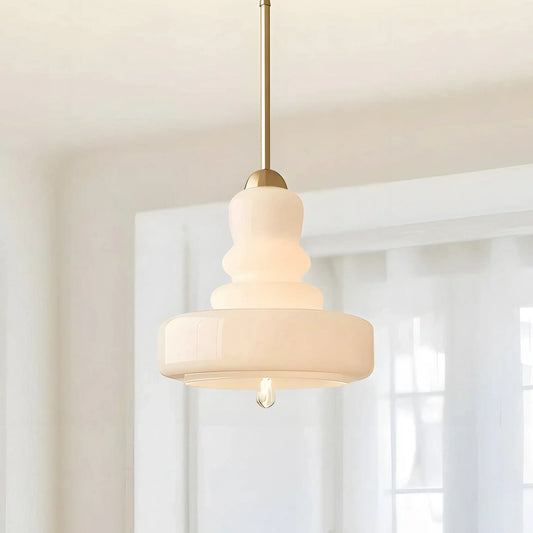 Kino Modern Sculptural Glass Pendant Light