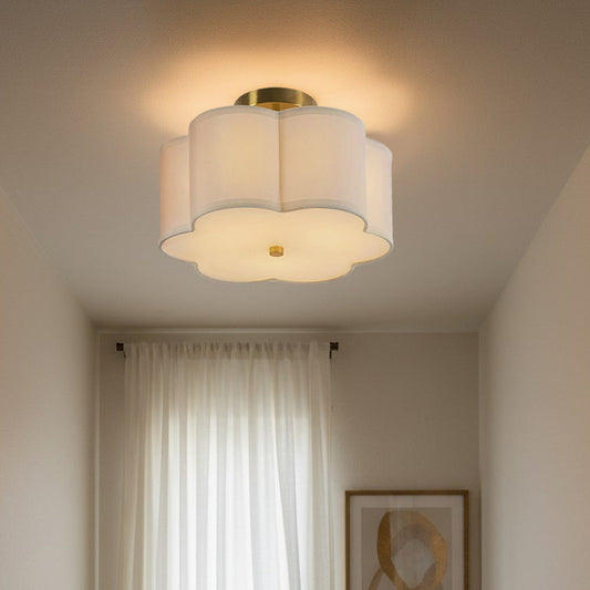 George Modern Fabric Petal Ceiling Light