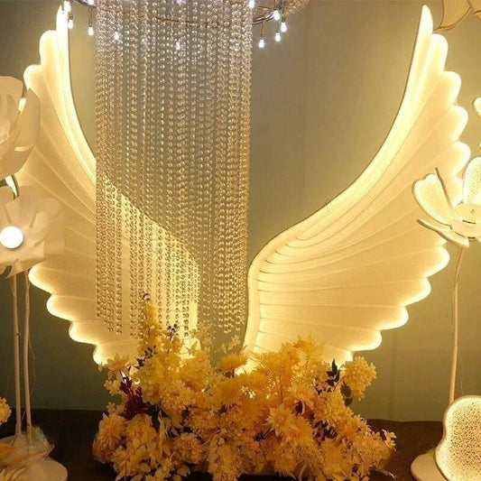 Luminescent Angel Wings LED Decoration Lamp for Modern Fairy Party Stage