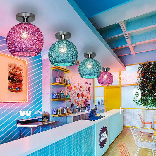 Vintage Ceiling Lamp for Home Lighting, 220V Light Fixture, Modern Loft Decor