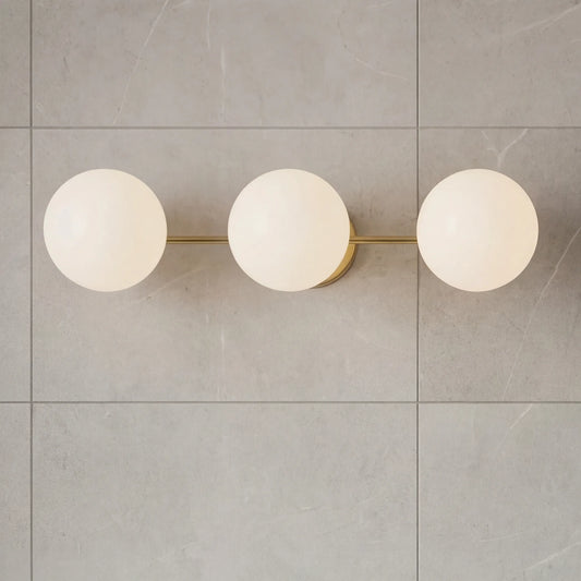 Nina Modern Colorful Globe Glass Wall Sconce