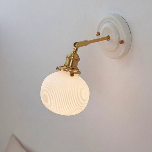 Ceramic Glass Wall Sconce Lighting - 109CWP