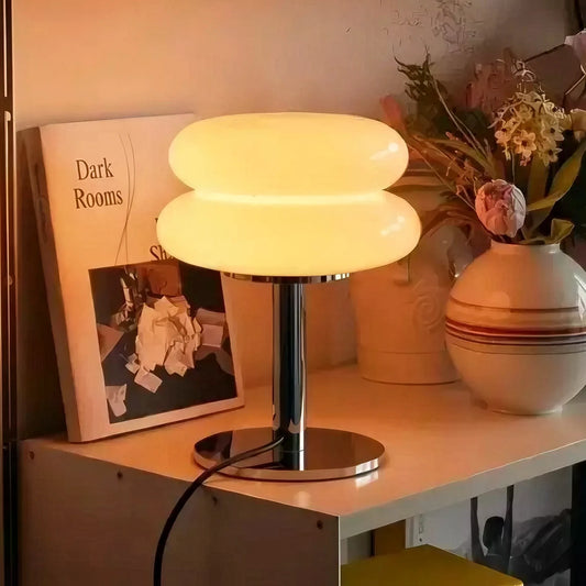 Marta Modern Bauhaus Glass Table Lamp