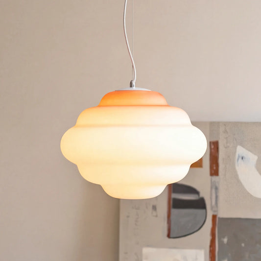 Alistair Modern Gradient Cloud Glass Pendant Light