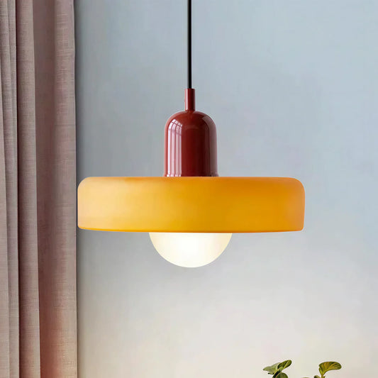Astrid Retro Colorful Glass Pendant Light