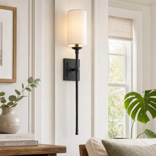 Capponi Industrial Metal Rod Wall Sconce
