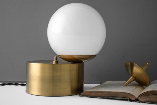 Globe Lamp - Orb Lamp - Mood Lighting - Office Decor Lamp - Bedside Lamp - Model No. 9435