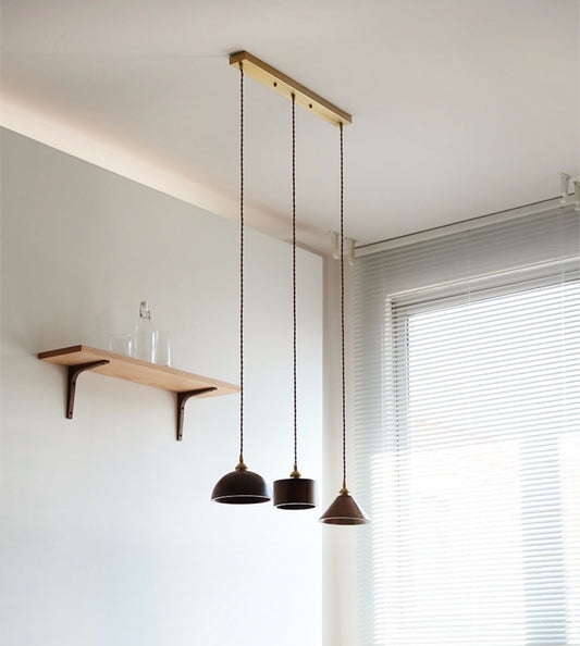 Walnut Wood Pendant Light - 106WPL