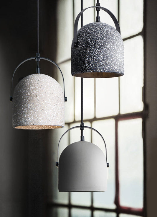 Large Cement Pendant Light - 102CM