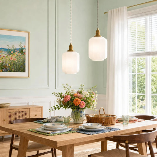 Ripy Modern Creative Lantern Glass Pendant Light