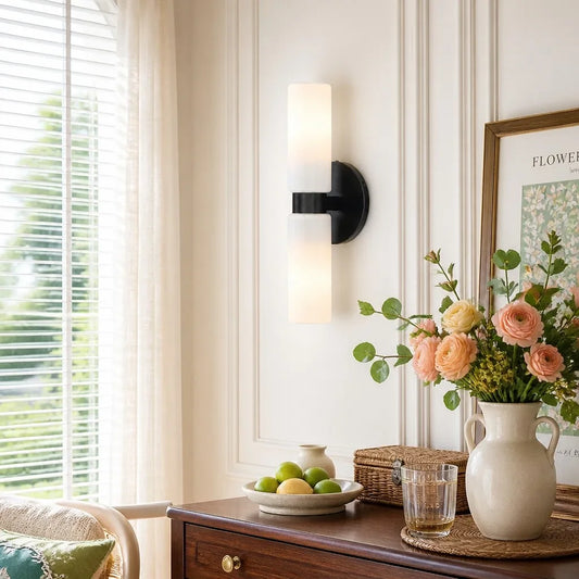 Panu Modern Smooth Glass Wall Sconce