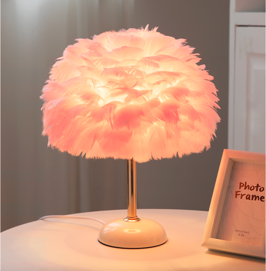 Feather Table Lamp