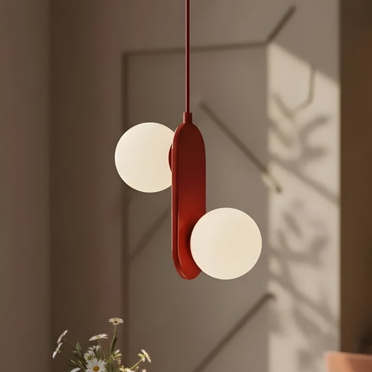 Torin Modern Iron Opal Glass Pendant Light