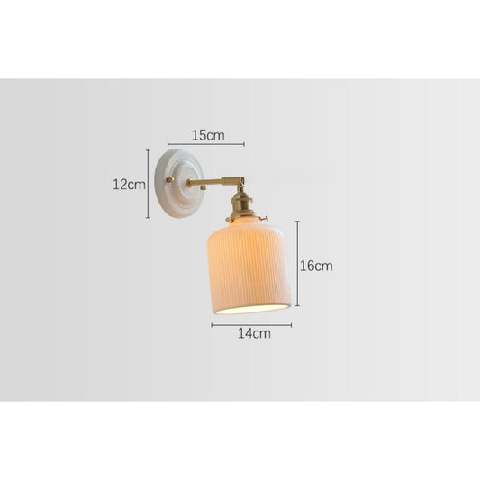 Ceramic Glass Wall Sconce Lighting - 113CWP