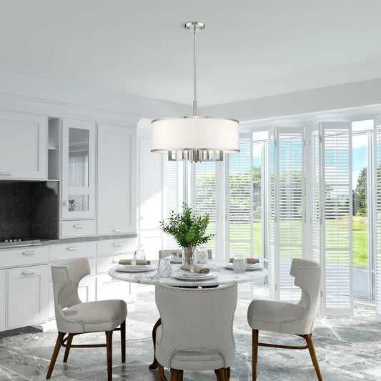Winry 7-Light Dimmable Drum Chandelier